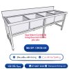 Chậu Rửa Inox công nghiệp 4 Hố CRCN-4H