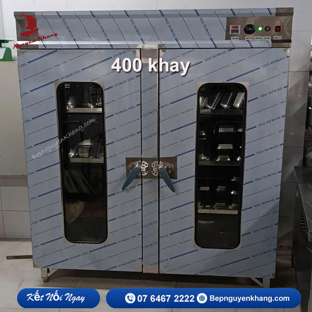 Tủ sấy bát đĩa công nghiệp 400 khay