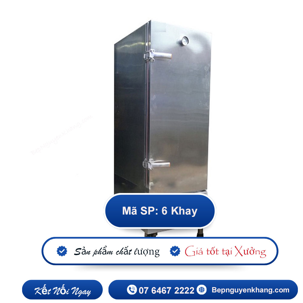 Tủ cơm công nghiêp 6 khay dùng điện