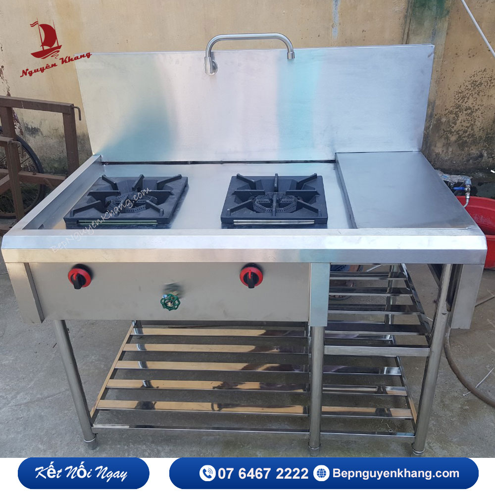 Bếp á công nghiệp 2 họng