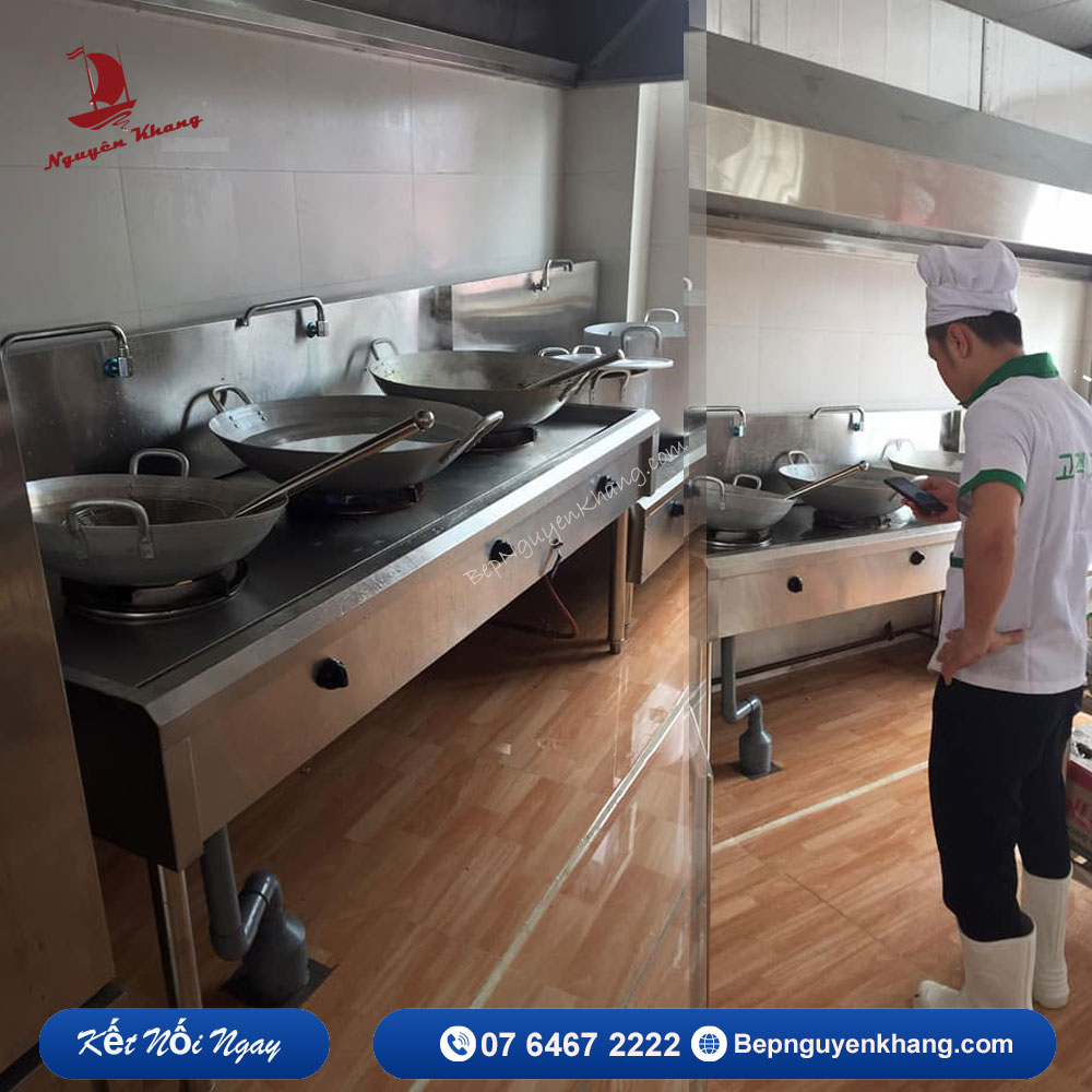 Bếp Á công nghiệp 3 họng