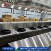 Dãy bếp Á công nghiệp 5 họng ghép module 3 họng + 2 họng