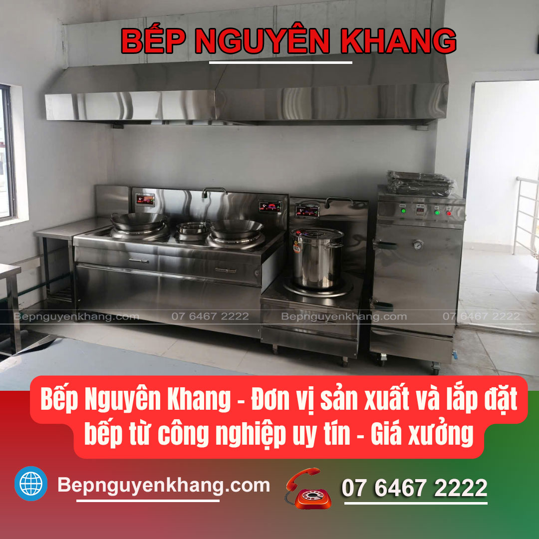 Đơn vị sản xuất và lắp đặt bếp từ công nghiệp uy tín Đơn vị sản xuất và lắp đặt bếp từ công nghiệp uy tín
