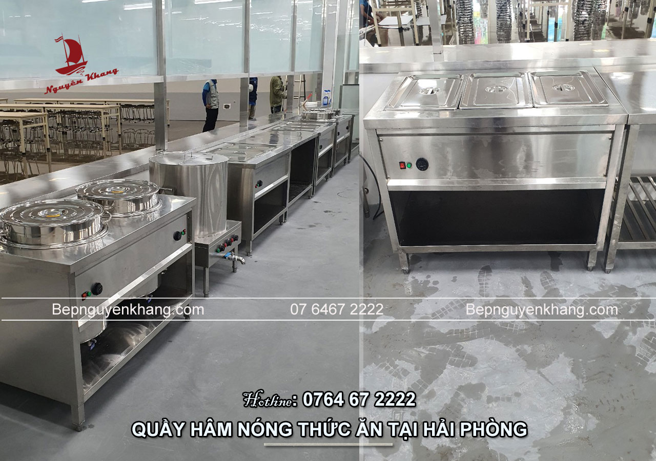 Quầy hâm nóng thức ăn công nghiệp giá xưởng tại Hải Phòng Quầy hâm nóng thức ăn công nghiệp giá xưởng tại Hải Phòng