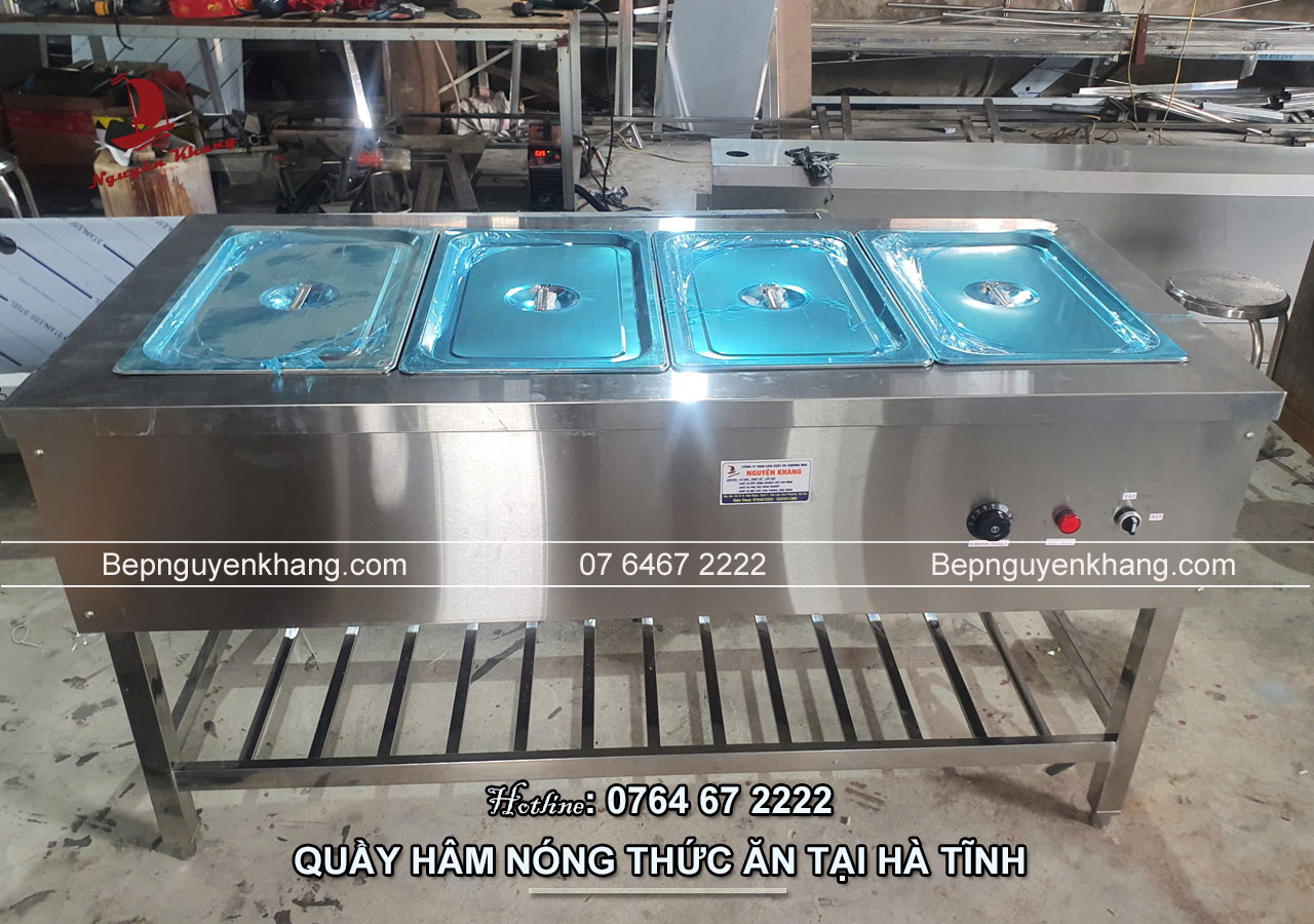 Quầy hâm nóng thức ăn công nghiệp tại Hà Tĩnh