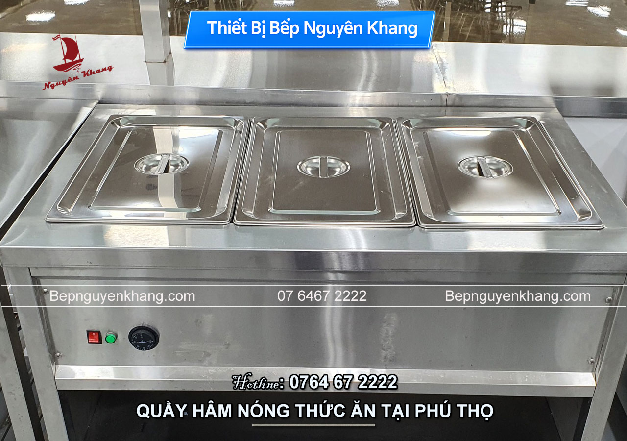 Quầy hâm nóng thức ăn công nghiệp tại Phú Thọ