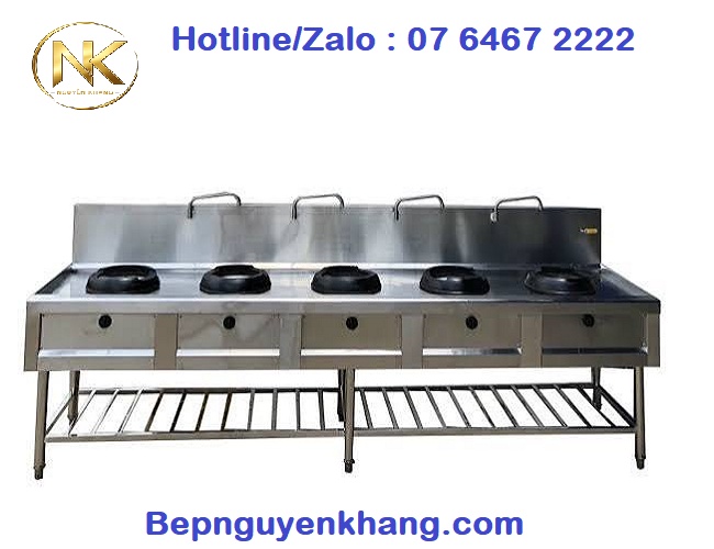 Cung cấp lắp đặt bếp á công nghiệp có kệ tại Hải Phòng