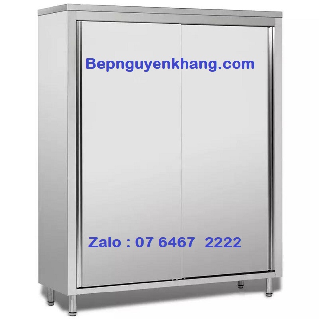 Mẫu tủ đề đồ inox cánh trơn tại Thái Nguyên