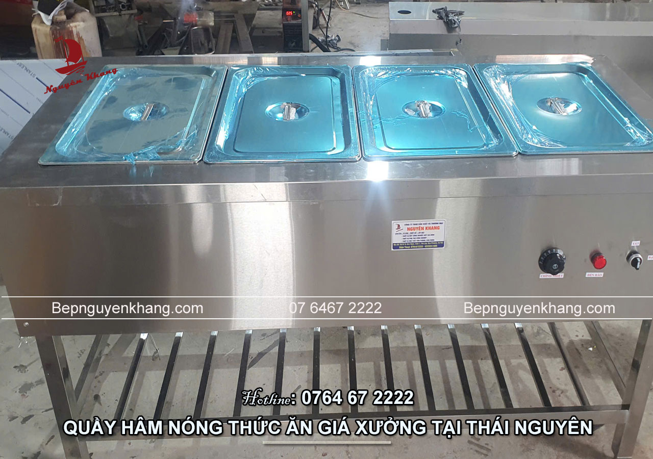 Quầy hâm nóng thức ăn công nghiệp tại Thái Nguyên