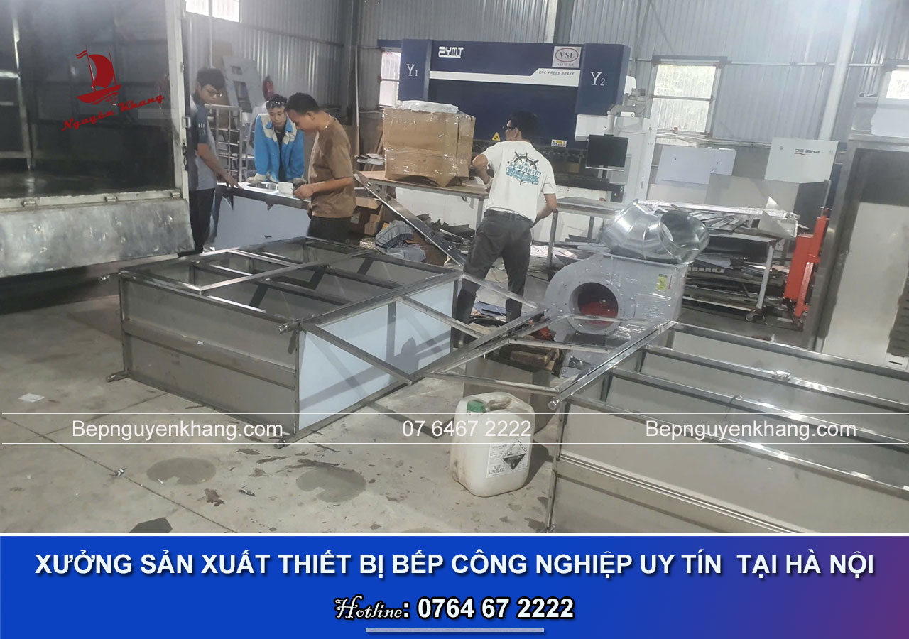 Thiết Kế và Thi Công Bếp Công Nghiệp Tại Hà Nội