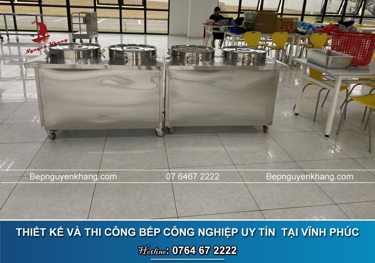 Thiết Kế & Thi Công Bếp Công Nghiệp Uy Tín Tại Vĩnh Phúc