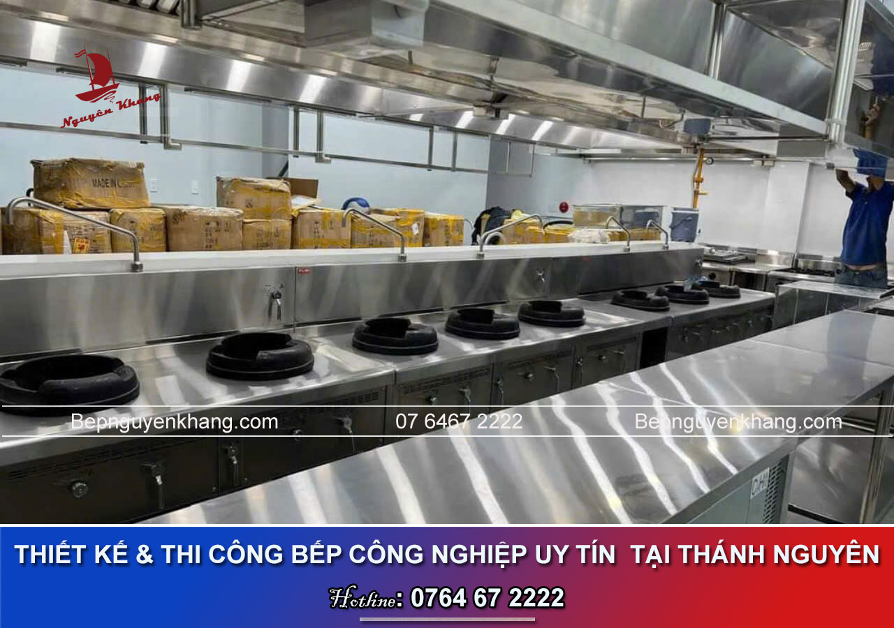 Thiết Kế & Thi Công Bếp Công Nghiệp Tại Thái Nguyên