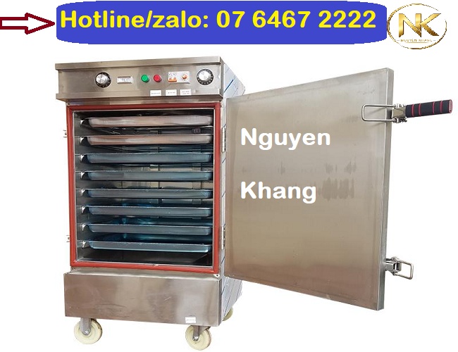 Tủ nấu cơm điện 8 khay nguyen khang