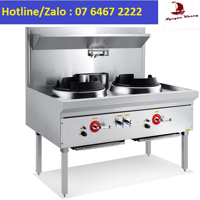 Bếp gas công nghiệp 2 họng tại Thái Nguyên - Bếp gas đôi 