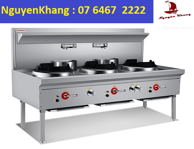 Bếp gas 3 họng công nghiệp tại Thái Nguyên