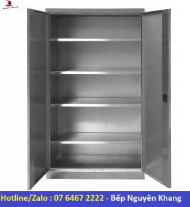 Tủ để đồ inox 2 cánh giá rẻ tại Hưng Yên